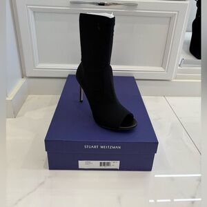 NWT Stuart Weitzman Women’s Boot Hugger Black Micro 7.5
